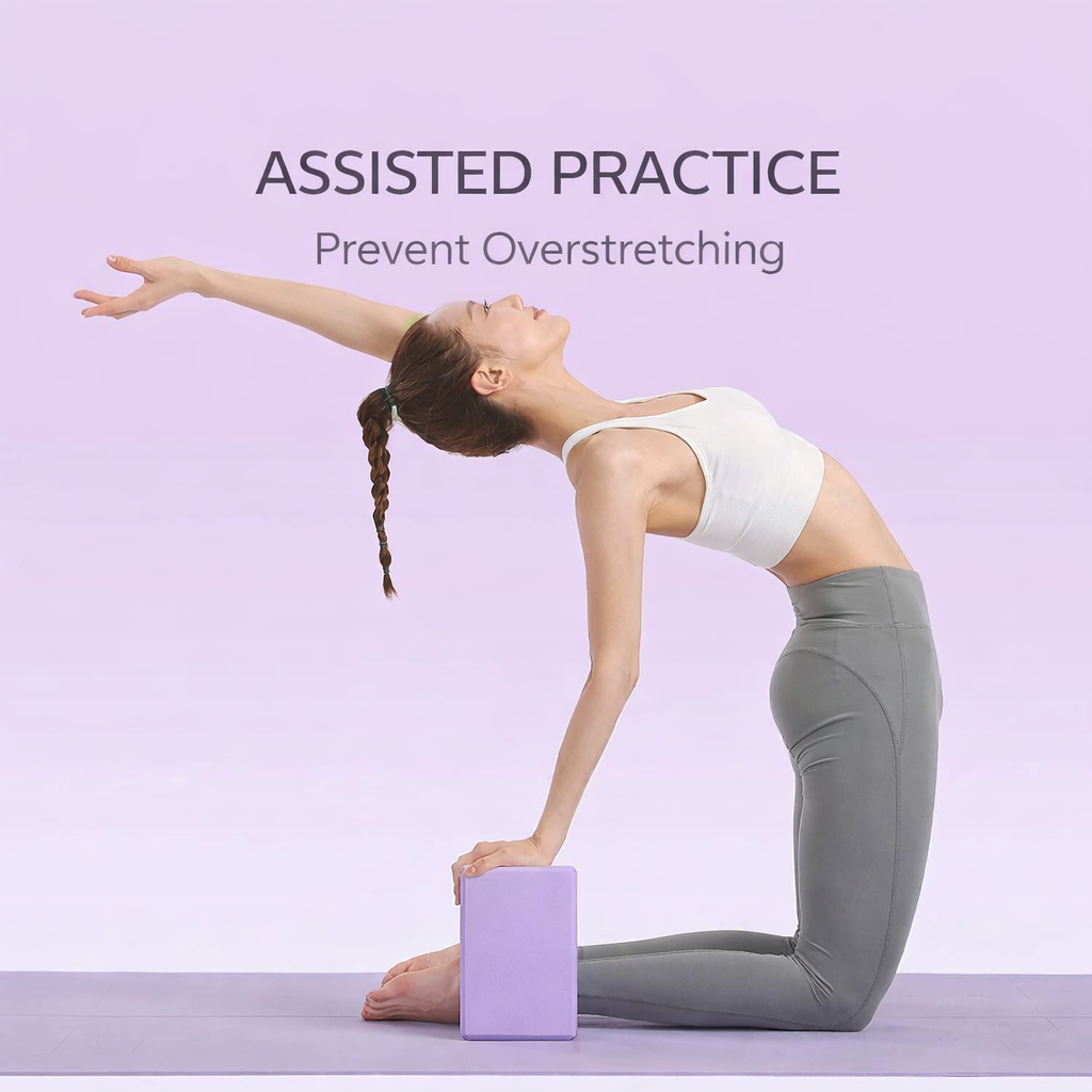 High-Density Yoga Block – Improve Flexibility & Stability | Non-Slip Support Brick🔥