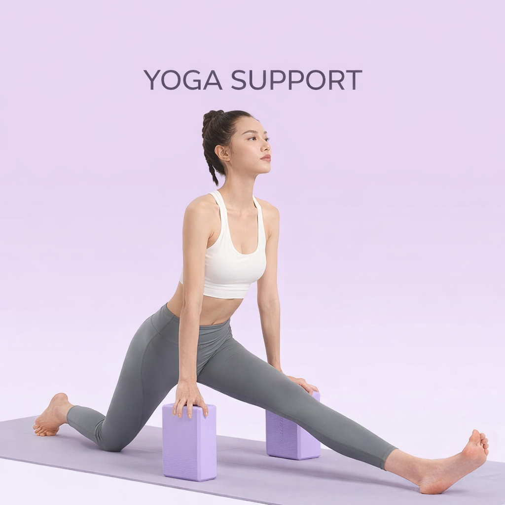 High-Density Yoga Block – Improve Flexibility & Stability | Non-Slip Support Brick🔥